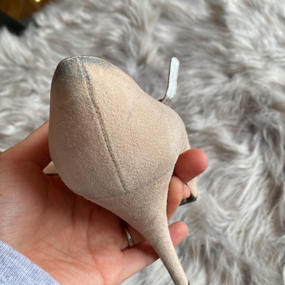 Dolce & Gabbana blush suede platform high heels size 36 - Picture 8 of 14